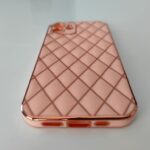 Schutzhülle für iPhone 12 / 12 Pro Max / 12 Pro / 12 Mini mit 3D-Design, Luxuriös, TPU-Leder, Chesterfield Design - iPhone 12 Pro Max, Rosa