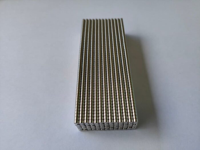 Mini Neodym 3x2mm Scheibenmagnet N52-Stark für Modellbau etc., Runder kleiner NdFeB Starkmagnet